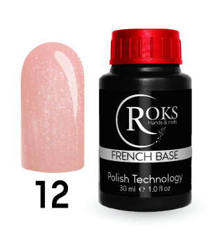 База French Rubber Base Roks 30 ml №12 TPO free